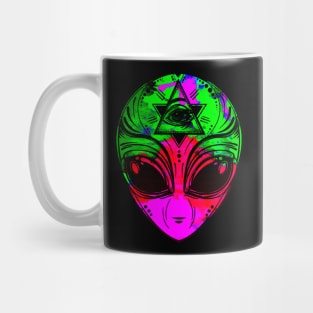 The Pink & Green Alien Mug